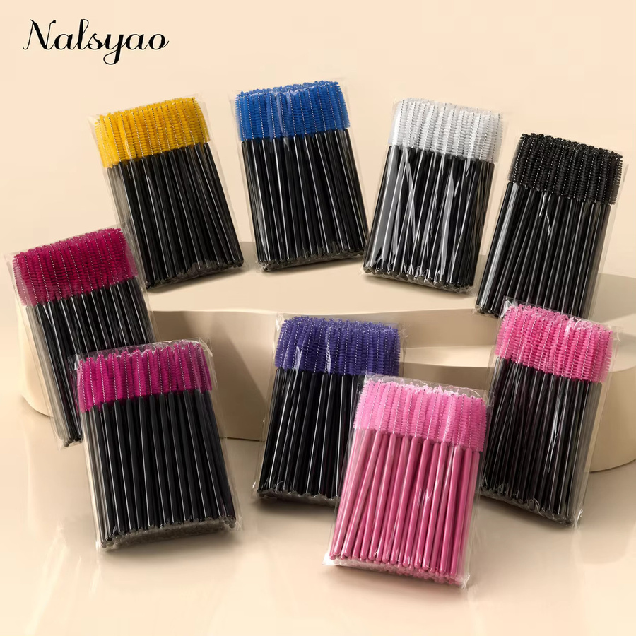 CNKESS Make-up-Pinsel Einweg-Augenbrauenbürste und Mascara-Applikator, 50 Stück, Unisex - Bild 2