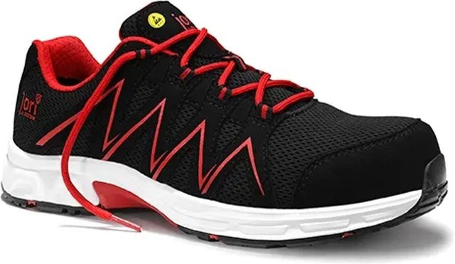 Elten Sicherheitshalbschuh JoSpeedy Black-Red Low ESD S1P in Größe 48 - Bild 1