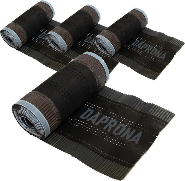 Daprona Firstrolle Alu Super Vent Dachfirstabdichtung in Anthrazit, 4 Rollen à 5 m x 390 mm - Bild 1