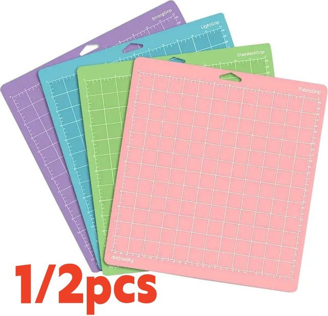 Selbstklebende PVC-Schneidematte für Cricut und Cameo 4, Blau, Breite: 30 cm, Tiefe: 30 cm - Bild 1