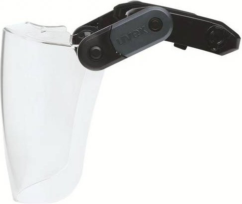 Uvex pronamic 9916002 Schutzvisier in Schwarz mit UV-Schutz, Antibeschlag-Schutz und Antikratz-Schutz nach EN 166 und EN 170 - Bild 1