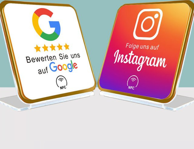 MochuaRFID Programmierbarer NFC215 Displayständer aus transparentem Acryl zum Schreiben - Bild 1