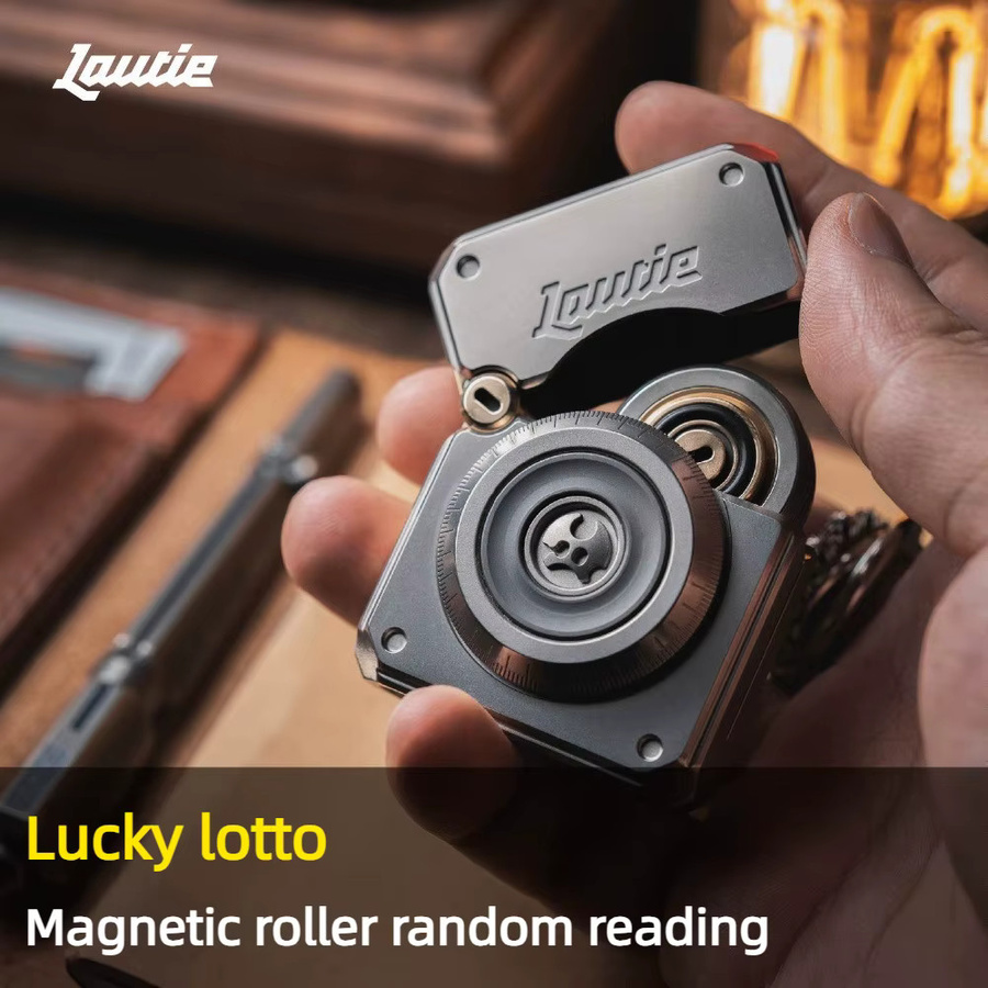 LAUTIE Lotto Composite-Metall-Druckratschen-Magnetsegment-Fingerspitzen-Dekompressionsspielzeug - Bild 4