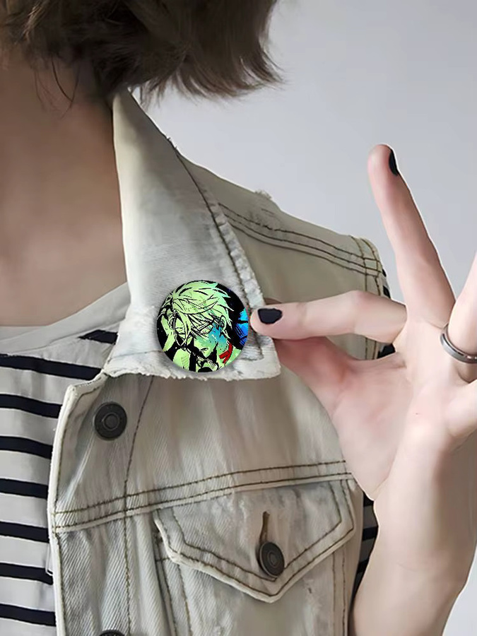 Brosche T-Till Alien S-Stage Abzeichen, Weißblech, Metall - Bild 5