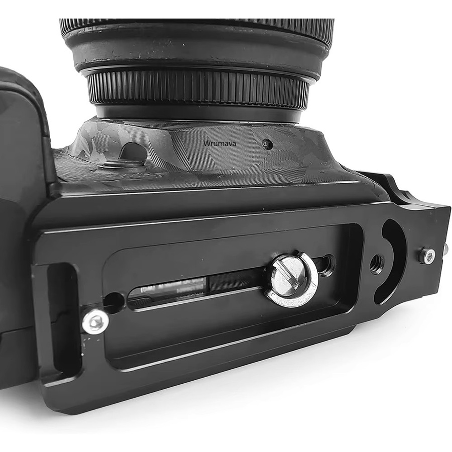 Wrumava 5er Set tragbare Metall 1/4 Zoll Kamera Schrauben mit klappbarem C-Ring Adapter für Schnellwechselplatten, Stativ und Einbeinstativ, Silber - Bild 3