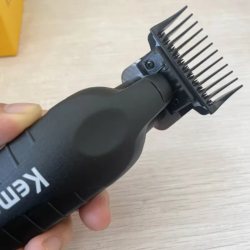 Kemei Grenkkamm Set in Schwarz für KM-2293 und KM-2299 mit Aufsätzen von 1 bis 5 mm - Bild 4