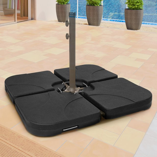 Swing&Harmonie® Schirmständer als beschwerbare Gewichtsplatte für Sonnenschirme und Ampelschirme bis 130 kg - Bild 1