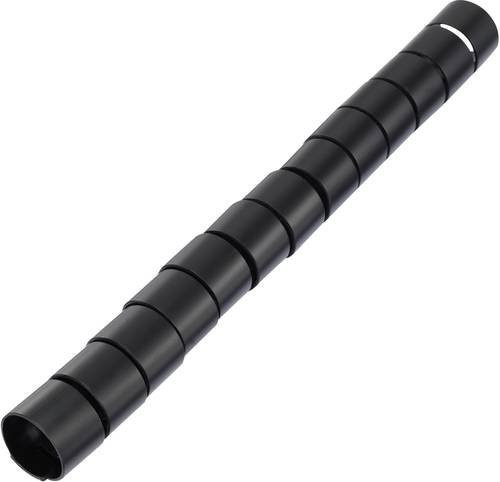 TRU Components Spiralschlauch TC-KL20BKZ-30M203 Schwarz, Durchmesser max. 20mm, Meterware - Bild 1