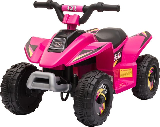 HOMCOM Kinder Quad Elektro 6V, Rosa, ab 1,5 Jahre - Bild 1