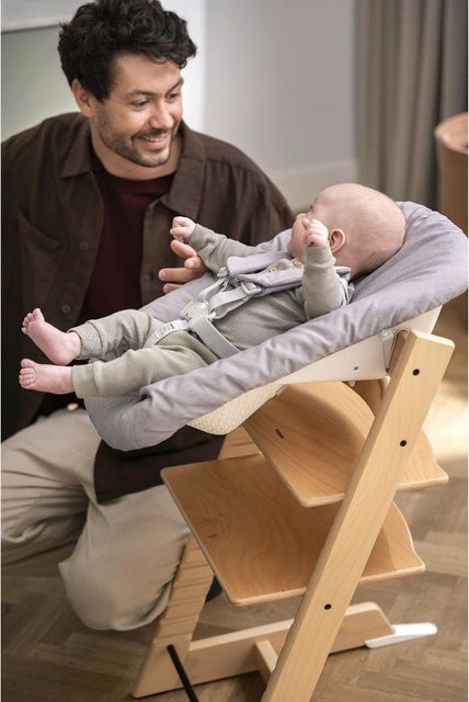 Stokke Tripp Trapp Treppenhochstuhl Bundle mit Newbornset und Babyset in Light Grey - Bild 1