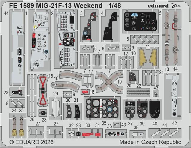 Eduard MiG-21F-13 Weekend, Modellbau, 1:48 - Bild 1