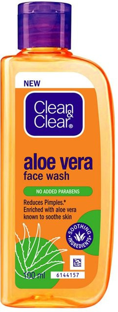 Clean & Clear Aloe Vera Gesichtswaschgel, 100 ml, für empfindliche Haut - Bild 1