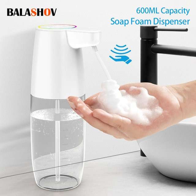 BALASHOV Schaumseifenspender, 600 ml, Weiß, Unisex - Bild 1