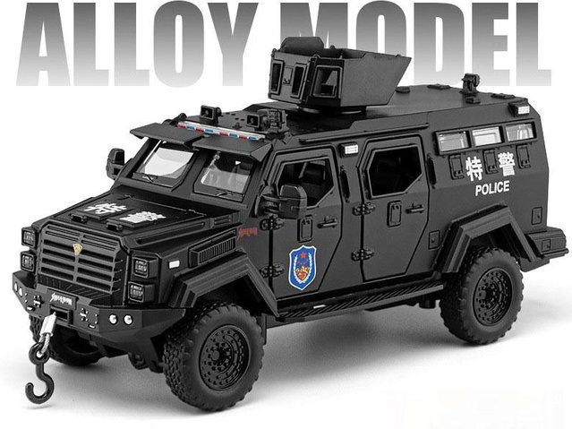 Conqueror Sabertooth Polizeiauto, Spielzeugmodell, 1:32, mit Sound und Licht, ab 14 Jahren - Bild 1