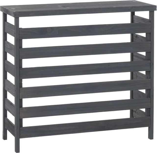 MCW Verkleidung für Klimaanlage und Wärmetauscher Q15 aus Holz in Anthrazit-Grau, B/T/H: 78 x 84 x 32 cm - Bild 2