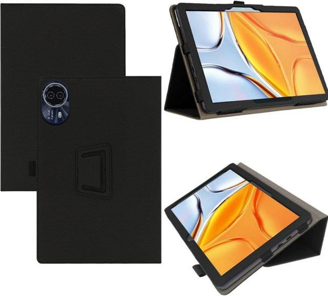 Teclast T70 Magnetabdeckung Schutzhülle aus PU-Leder in Schwarz mit Handschlaufe und Multi-Blickwinkel Ständerfunktion - Bild 1