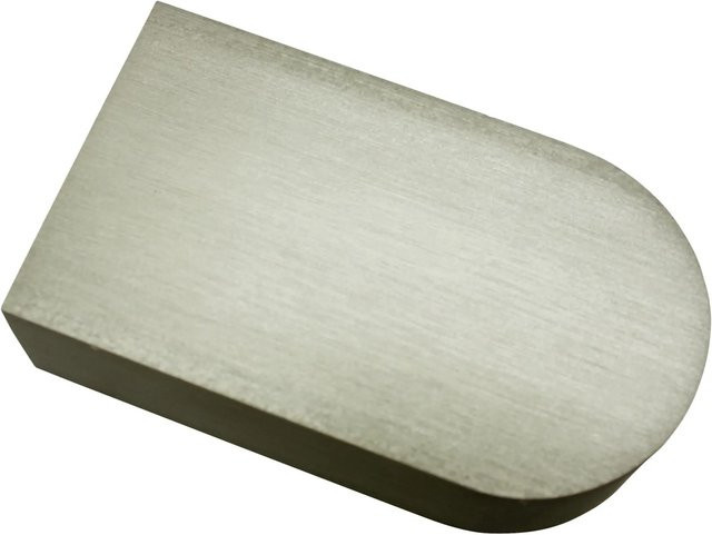 Gardinia Endstück Luxor Round aus Edelstahl gebürstet in Silber, 2er Pack - Bild 1