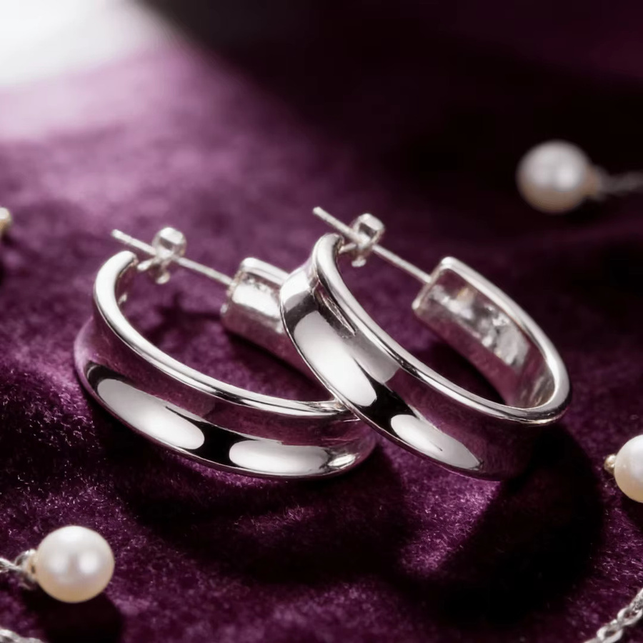 Hot Charms Ohrstecker, 925 Silber, Damen - Bild 2