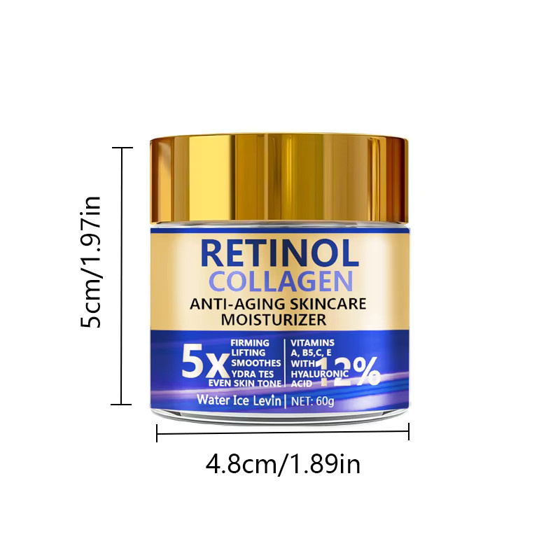 Water Ice Levin Retinol Kollagen Gesichtscreme, mit Hyaluronsäure, Unisex - Bild 2