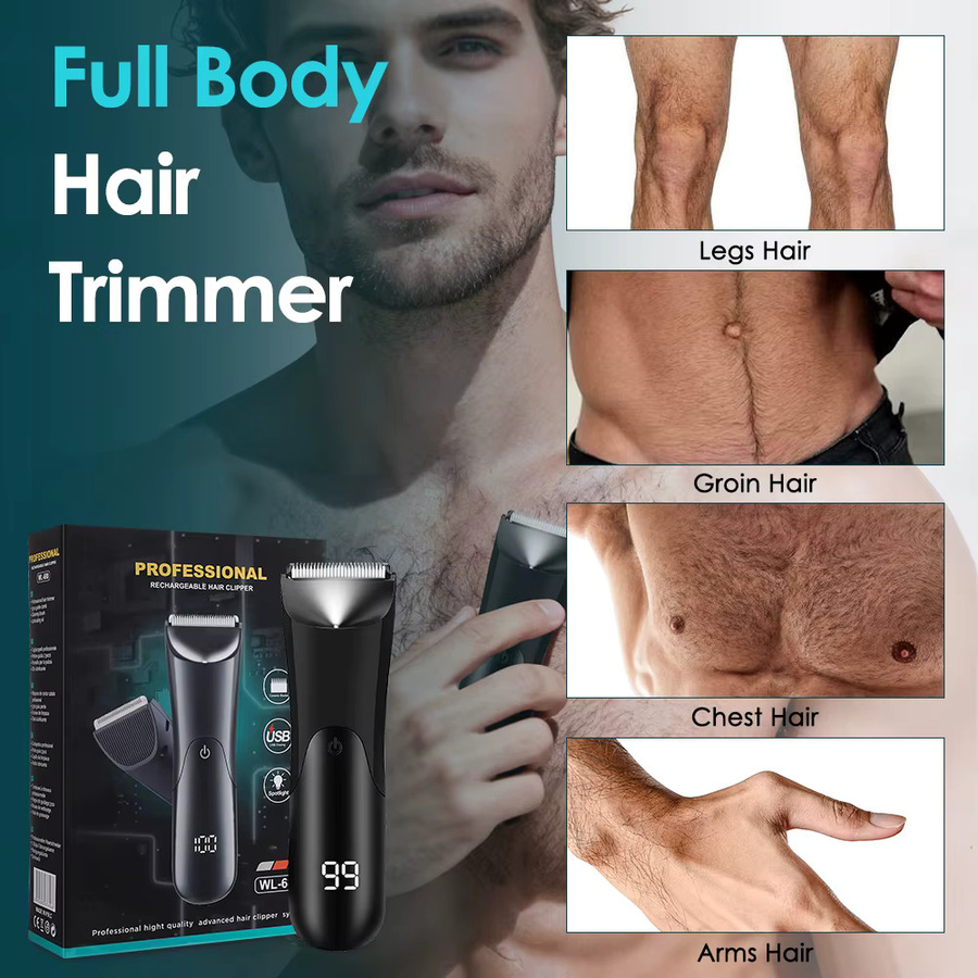 FLAREMORE Körperhaarschneider, Unisex, black - Bild 2