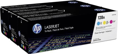Original HP Toner 128A Multipack CF371AM mit Cyan, Magenta und Gelb für Laserdrucker - Bild 1