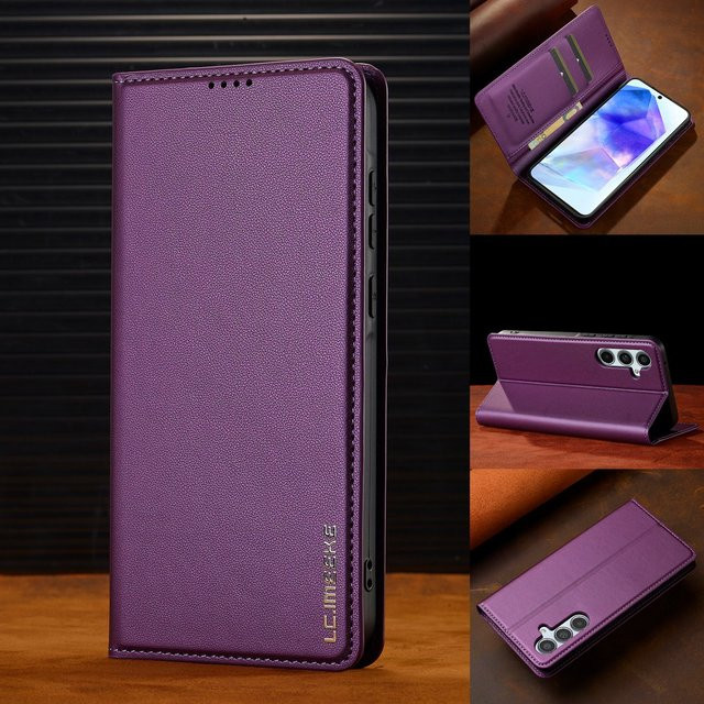 Luxus Leder Handytasche für Samsung Galaxy A14 A15 A34 A35 A52 A53 A54 A55 A16 A56 A36 A17 - Bild 1