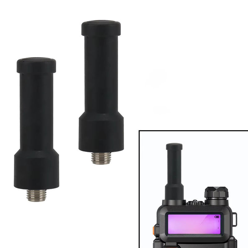 ABBREE Stubby Antenne mit SMA-Buchse für UHF 400-470 MHz, schwarze Mini-Antenne für Walkie Talkie - Bild 6