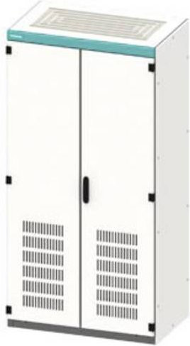 Siemens Schaltschrank aus Stahl in Grau B/T/H: 90 x 80 x 180 cm - Bild 1