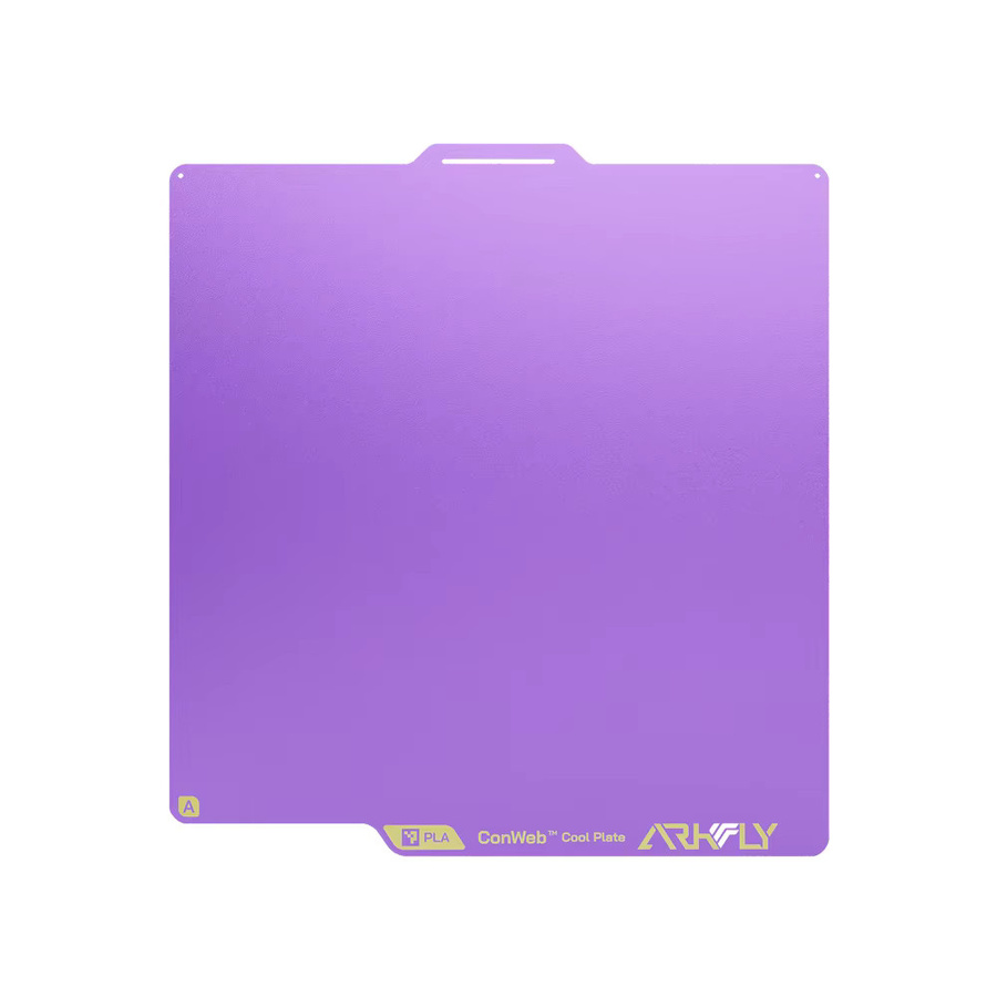 Arkfly X Phaetus Doppelseitige Strukturierte PEI-Folie Cobweb Cool Plate in Purple für FDM-Drucker wie K1 K2 X1 P1 A1 A1mini P2S U1 AD5M Plus4 H2D Prusa Voron - Bild 3