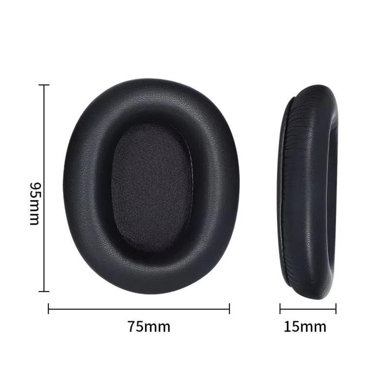 Edifier W800BT Plus Zubehör Set: 3-teiliges Kopfhörer Ersatzset mit Leder Stirnbandkissen und Ohrpolstern in Schwarz oder Grau - Bild 4