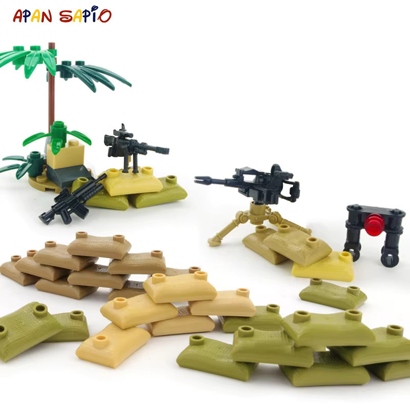 APAN SAPIO Militär Spezialeinheiten Sandsack, Bausteine, Kunststoff - Bild 2
