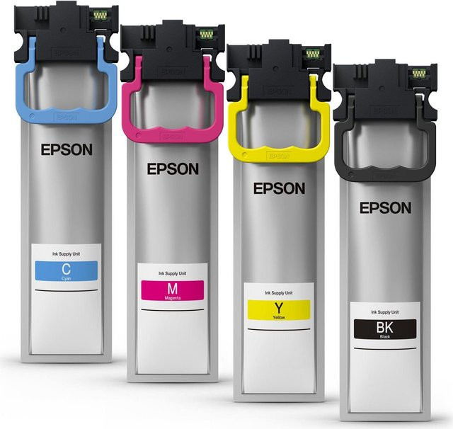 Epson Original Tintenpatronen XL 4er Multipack für WF-C53xx und WF-C58xx (Cyan, Magenta, Gelb, Schwarz) - Bild 1