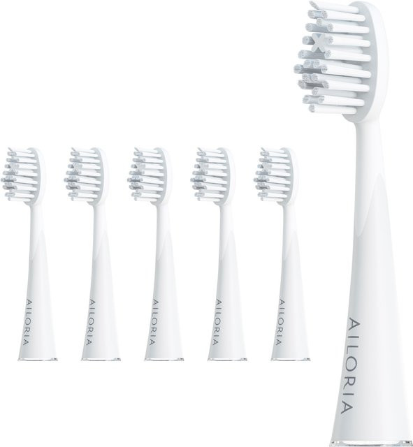 AILORIA Extra Clean Ersatzbürstenköpfe, 6er Set, Unisex - Bild 1