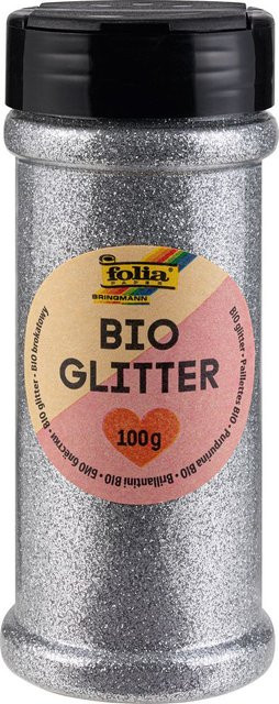 Bio-Glitter Silber 100g - Bild 1
