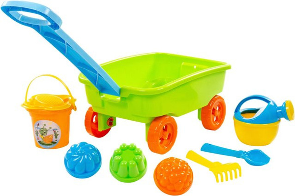 Solini Sandspielzeug-Set Handwagen klein, Set / Bundle, ab 1 Jahr