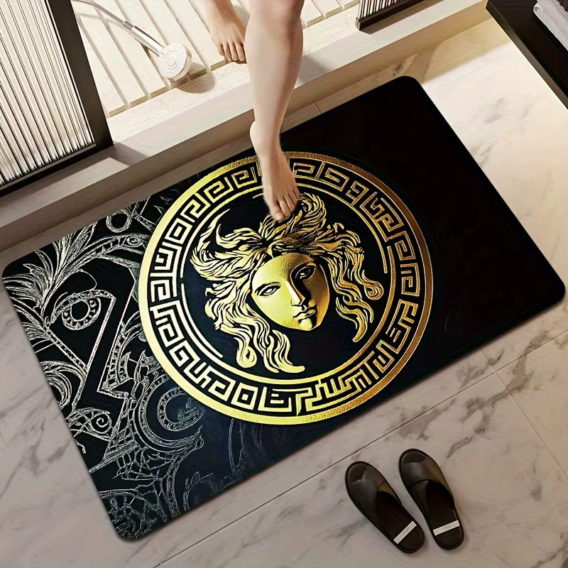 VIKAMA Creative Cool Carpet Warrior Fußmatte, wasserdicht und rutschfest für Küche, Badezimmer, Schlafzimmer oder Wohnzimmer - Bild 3
