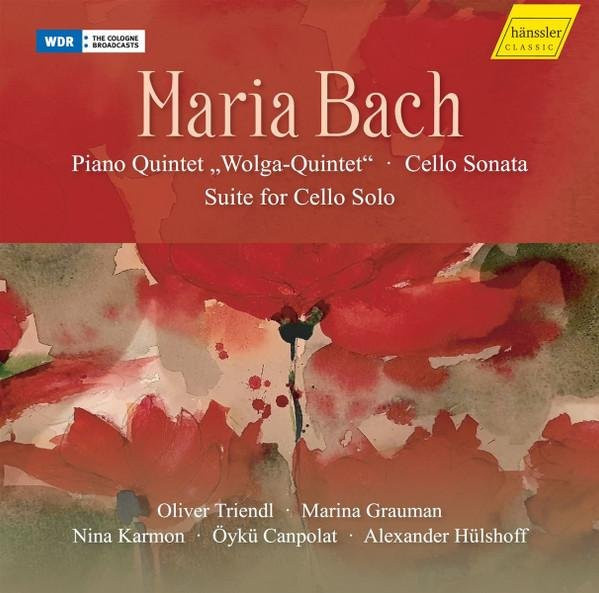 Maria Bach - Klavierquintett Wolga-Quintett CD von Hänssler Classic mit Oliver Triendl und Marina - Bild 1