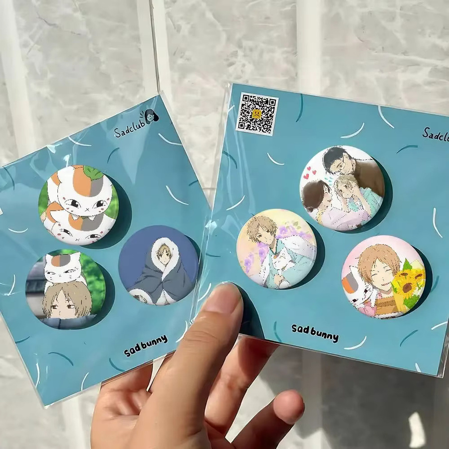 Kayou Abzeichen Pins, Anime N-Natsume Yuujinchou, Unisex - Bild 3