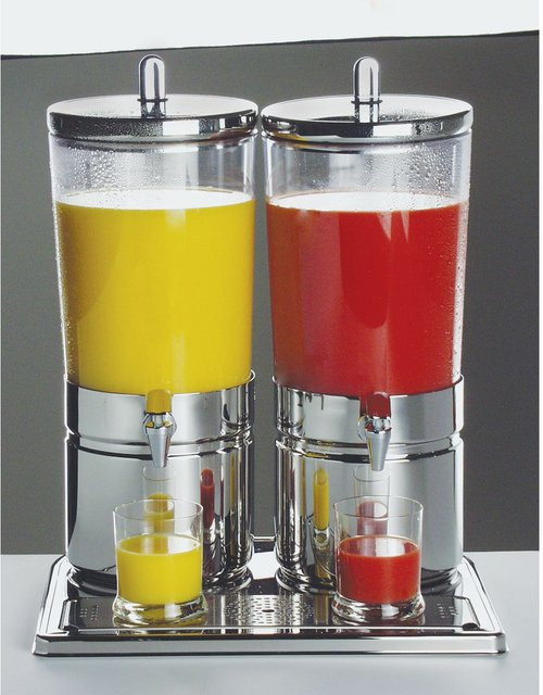 APS Saftdispenser DUO TOP FRESH mit Touchless-Adapter, Silber, Volumen: 12 l, H x B x T: 47 x 42,5 x 35 cm - Bild 1