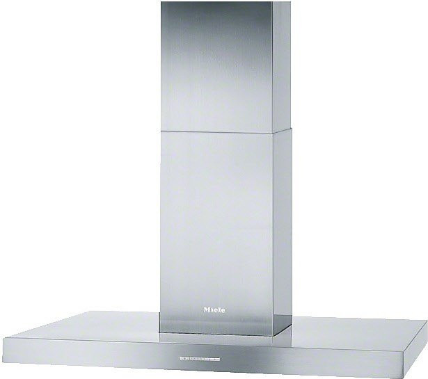 Miele PUR 98 D Inselhaube aus Edelstahl in Silber mit Umluftbetrieb und LED-Display - Bild 1