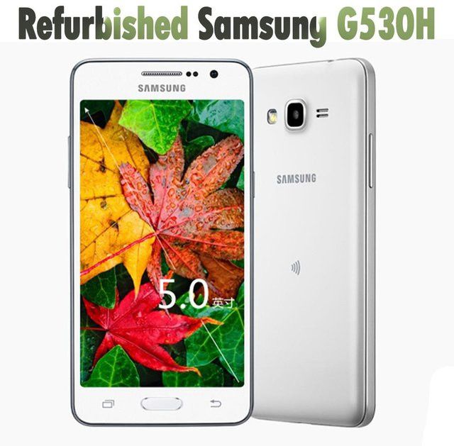 Samsung Galaxy Grand Prime G530H Refurbished Mobiltelefon Schwarz mit Dual-SIM, 4G LTE, 8MP Kamera, 1GB RAM und 8GB ROM - Bild 1