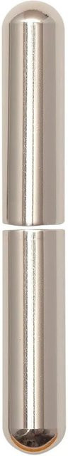 SFS Zierhülse für Einbohrbänder aus Aluminium, vernickelt, Farbe Silber, Durchmesser: 15 mm, Bandhöhe: 92 mm - Bild 1
