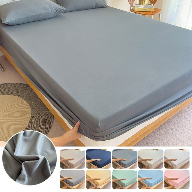 Leorate Spannbetttuch in Beige für Queen-Size-Betten - Bild 1