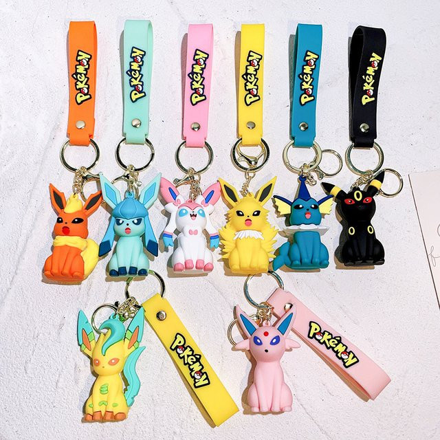 Bandai Schlüsselanhänger, Pikachu, Charizard, Unisex - Bild 1