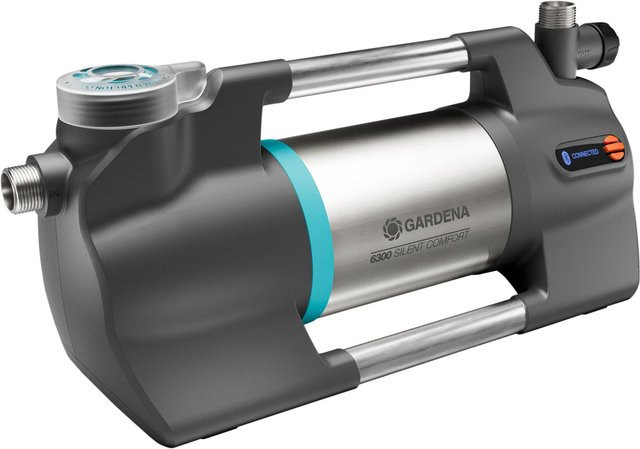 Gardena Gartenpumpe 6300 SilentComfort in Grau mit 6300 l/h und 49 m Förderhöhe - Bild 1