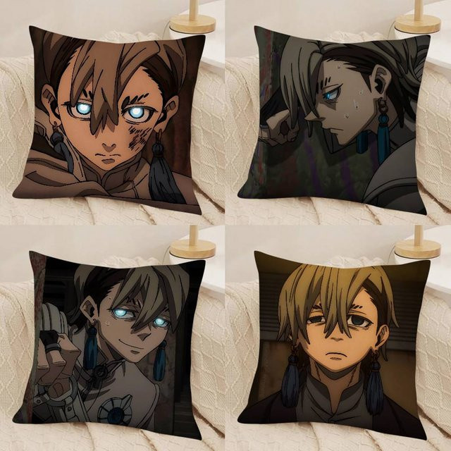 Kayou Nijiku Kissenbezug quadratisch mit Grafikdesign, Mehrfarbig, B/T/H: 40 x 40 x 40 cm - Bild 1