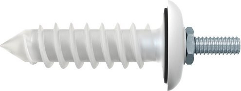 Fischer Dämmstoffdübel aus Kunststoff in Grau, Länge: 95 mm - Bild 1