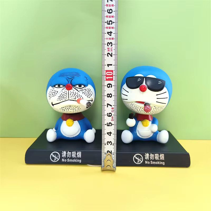 Bandai Machine Cat Actionfigur, Wackelkopf-Auto-Ornament, Kunststoff - Bild 2