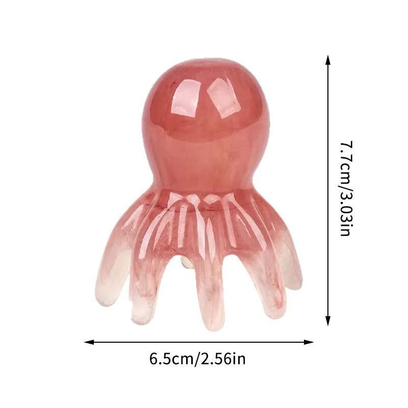 HNKMP Octopus Massage Kamm, Kopfhaut Massage, Gua Sha - Bild 4