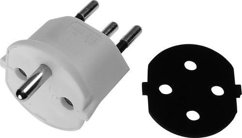 Martin Kaiser Steckeradapter Schweiz Typ 12 weiß 153/802/kws/C Stecker nicht lösbar - Bild 1